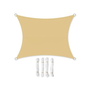 Songmics Senca jadro 300x400 cm rumena