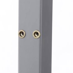 Songmics Stojalo za kasete, GSA002, 152x11,5x11,5 cm, sivo