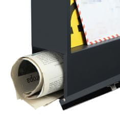 Songmics Poštni nabiralnik, 37x10.5x37 cm, siva