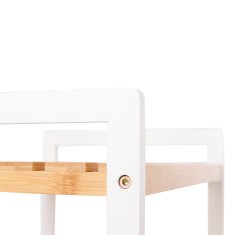 Songmics Polica, 45x31,5x111 cm, bela