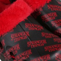 sarcia.eu Stranger Things izolirane ženske copate, cokli z dlako, topla notranja obutev 38 EU