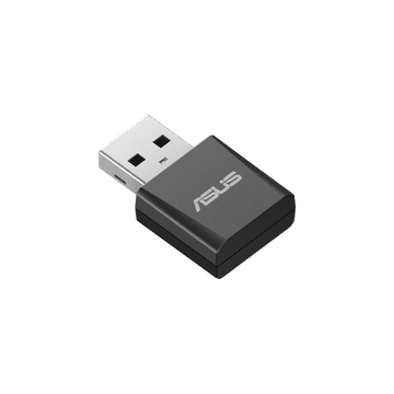 ASUS USB-BE92 Nano Wi-Fi adapter, Tri-band Wi-Fi 7, 6 GHz, W10 & W11, 4096-QAM, črni (90IG09H0-MO0B10)