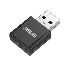 ASUS USB-BE92 Nano Wi-Fi adapter, Tri-band Wi-Fi 7, 6 GHz, W10 & W11, 4096-QAM, črni (90IG09H0-MO0B10)
