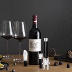 HOME & MARKER® 4-v-1 komplet odpirača za vino z zračno črpalko | AIRCORK