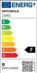 Optonica LED panel 9W vgradni 900lm CCT IP54 + napajalnik