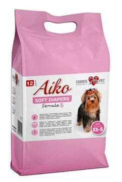 Plenice za pse Aiko Mehke plenice 20x28cm 12pcs