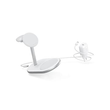 Polnilno stojalo Epico 3v1 - belo