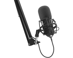 Genesis RADIUM 400 G2 profesionalni mikrofon, namizni / studijski, 192kHz, nastavljiva roka / nosilec / stojalo, črni