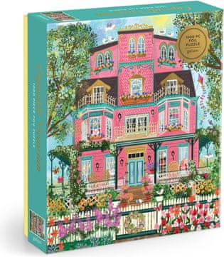 Galison Kovinska sestavljanka Viktorijanski dvorec v Capesidu 1000 kosov