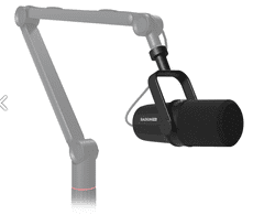 Genesis RADIUM 750D profesionalni mikrofon, namizni / studijski, 96kHz / 24-bit, gumb MUTE / GAIN, konektor XLR / USB Type-C, črn