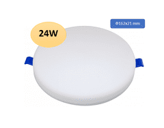Optonica LED panel 24W vgradni 2400lm CCT IP54 + napajalnik