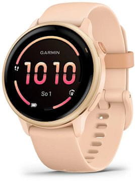 Garmin Vívoactive 6, kovinska roza zora / roza zora 010-02985-03