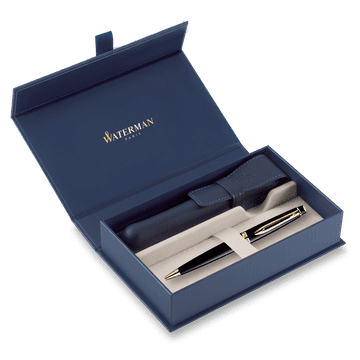 Darilna škatla Waterman Expert Black GT - komplet krogličnega peresa in etuija