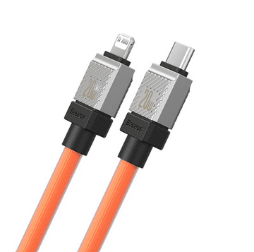 BASEUS Kabel za hitro polnjenje Baseus USB-C na Lightning Coolplay Series 1m, 20W, oranžen