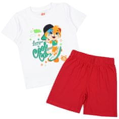 sarcia.eu Lampo 44 mačke, bombažne pižame, dvodelne poletne pižame s kratkimi rokavi, 100% bombaž 110