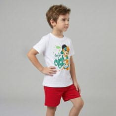 sarcia.eu Lampo 44 mačke, bombažne pižame, dvodelne poletne pižame s kratkimi rokavi, 100% bombaž 110