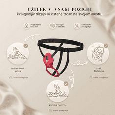 Bodybite Nosljivi vibrator Rose za ženske – aplikacija Couples Connect + daljinski upravljalnik, stimulacija klitorisa brez uporabe rok, igra na daljavo, silikon, varen za telo, diskretna embalaža | AMORA
