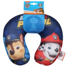 Paw Patrol Paw Patrol Chase Marshall Potovalna blazina, blazina za vrat za letala, naslon za glavo v avtomobilu 26x30cm