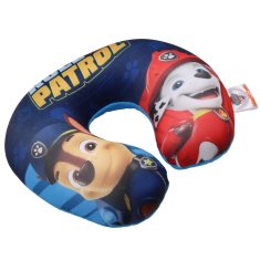 Paw Patrol Paw Patrol Chase Marshall Potovalna blazina, blazina za vrat za letala, naslon za glavo v avtomobilu 26x30cm