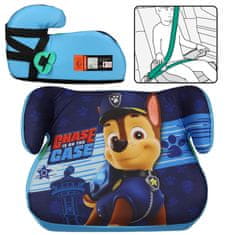 Paw Patrol Paw Patrol CHASE Avtomobilski sedež z varnostnim pasom, avtomobilski sedež, dodatni sedež za dečke 22-36 kg, 125-150 cm