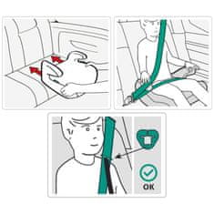 Paw Patrol Paw Patrol CHASE Avtomobilski sedež z varnostnim pasom, avtomobilski sedež, dodatni sedež za dečke 22-36 kg, 125-150 cm