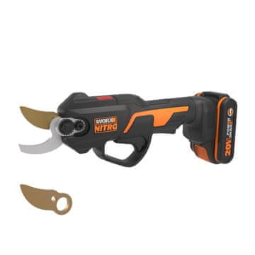 Worx Škarje za obrezovanje z 20V2Ah baterijo in polnilnikom 25mm