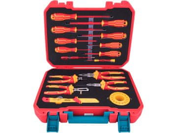 Total Komplet orodja za električarja THKITH1601, 16-delni, 1000 V, VDE