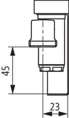 Kermi Kopalniški element Credo Plus 973X750MM LEVI SREBRN C3V10100075WLXK