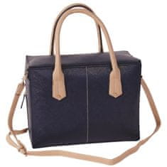 atmosphere Elegantna ženska torbica z zadrgo, črna torba za prek ramena + dolg trak