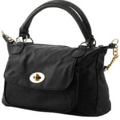 atmosphere Elegantna črna ženska torba z verigo, prostorna nakupovalna torba, shopper