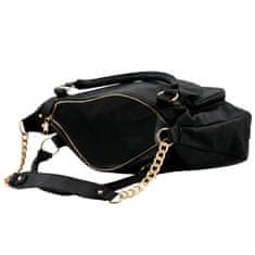 atmosphere Elegantna črna ženska torba z verigo, prostorna nakupovalna torba, shopper
