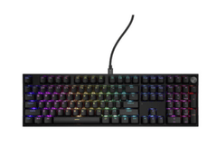 Genesis Thor 404 gaming mehanska tipkovnica, Gateron Yellow Pro, RGB, Hot-Swap, črna