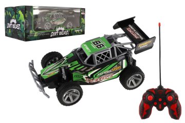 Teddies Avto RC Buggy hitrost plastike 23cm 27MHz na baterijo zelena