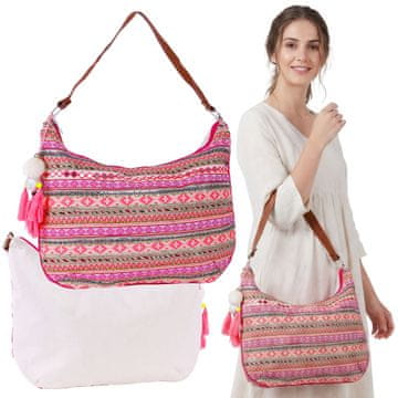 atmosphere Barvita, prostorna BOHO torba preko ramena, velika ženska torbica s ključnikom