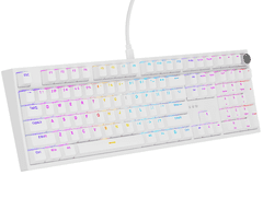 Genesis Thor 404 gaming mehanska tipkovnica, Gateron Yellow Pro, RGB, Hot-Swap, bela
