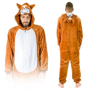 shumee Kombinezon, kostum, kigurumi pižama, buldog, ženske, moške, božične pižame, XL