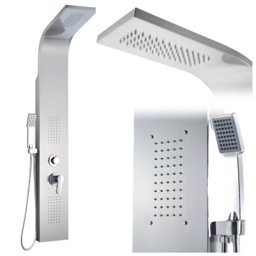 shumee Pipa za tuš panel - ponikljana