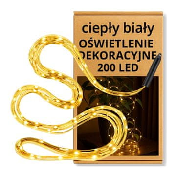 Zolta Angel Hair 200 LED luči toplo bela