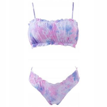 shumee Dvodelne bikini kopalke z bandeau spodnjim delom in spodnjim delom za na plažo in bazen Dvodelne bikini kopalke z bandeau spodnjim delom in spodnjim delom za na plažo in bazen