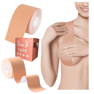 shumee Modelirni trak za dvigovanje prsi, push-up izrez, modelirni trak za prsi 5 cm x 5 m