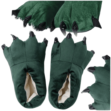 shumee Plišasti copati s tačkami - zeleni Plišasti copati s tačkami - zeleni