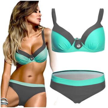 shumee Ženske dvodelne push-up bikini kopalke za na plažo in bazen, velikost L Ženske dvodelne push-up bikini kopalke za na plažo in bazen, velikost L