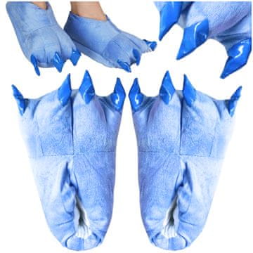 shumee Plišasti copati s tačkami - modri Plišasti copati s tačkami - modri