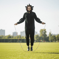 shumee Kigurumi topla pižama Nočna bes brez zob, moški kombinezon, velikost M L