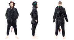 shumee Kigurumi topla pižama Nočna bes brez zob, moški kombinezon, velikost M L