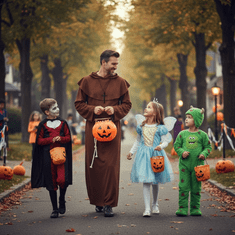 shumee Kostum meniha za odrasle za noč čarovnic