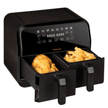 Symfony Vročozračna cvrtnica Onemoon D8 Air Fryer Double Basket