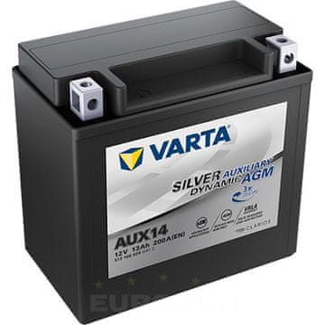 Varta AKUMULATOR 13AH L+ 200A DYNAMIC AUX VARTA 150X87X146 709255 - 13AH AUX14