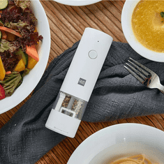 Symfony Električni mlinček za začimbe HuoHou, bel