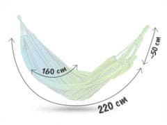 shumee Vrtna viseča mreža 220 x 160 cm Malaga Double, za 2 osebi